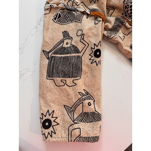 Rare Handmade One-of-A-Kind African Tribal Jacket Reversible Dindga Cowrie Shell - Picture 4 of 16